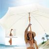 PHI VILLA Sonnenschirm, ideal für Strand- und Gartenaktivitäten, Stabiler Sonnenschirme für Sand mit Neigepfosten UV-Schutz 50+ Bild 4