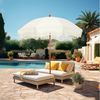 PHI VILLA Sonnenschirm, ideal für Strand- und Gartenaktivitäten, Stabiler Sonnenschirme für Sand mit Neigepfosten UV-Schutz 50+ Bild 3