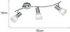 Attraktiver 18 Watt LED Strahler in Nickel matt Bild 3