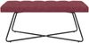 vidaXL Bank mit Knopfheftung Weinrot 110 x 40 x 46 cm Stoff 42038374 Bild 4