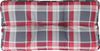vidaXL Palettenkissen Rot Karomuster 70x40x12 cm Stoff 360592 Bild 2