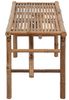 vidaXL Klappbare Gartenbank mit Auflage 118 cm Bambus 3063866 Bild 4