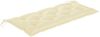 vidaXL Klappbare Gartenbank mit Auflage 118 cm Bambus 3063866 Bild 5