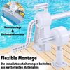 FIVMEN Pool-Abdeckplane Aufrollsystem Pool Aufroller Aufrollvorrichtung von 105 bis 615 cm (1-St), inkl. Befestigungsbänder für folien, Pool Planen und Abdeckungen Bild 3