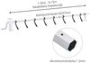 FIVMEN Pool-Abdeckplane Aufrollsystem Pool Aufroller Aufrollvorrichtung von 105 bis 615 cm (1-St), inkl. Befestigungsbänder für folien, Pool Planen und Abdeckungen Bild 2