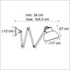 Qazqa Wandleuchte Avon, ohne Leuchtmittel, Warmweiß, QAZQA Wand­leuchte, e27, Kupfer, Stahl, Industrie Bild 2