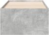 vidaXL Tagesbett mit Schubladen ohne Matratze Betongrau 75x190 cm 3280261 Bild 5