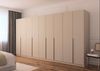 OTTO home Drehtürenschrank Kleiderschrank Schrank Garderobe AGORDO Schlafzimmer (in zwei Griff-Farben, Breiten 91-405 cm, Dekor- oder Hochglanzfront) durchdachte Innenausstattung, in 8 Breiten und 2 Höhen MADE IN GERMANY Bild 2