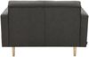 Sofa 2-Sitzer Kazia Flachgewebe anthrazit Bild 4