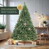 SALCAR Künstlicher Weihnachtsbaum 210 cm inkl. Holzständer, Grüner Tannenbaum für Weihnachten, 2,1 m Nordmanntanne Christbaum Bild 3