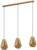 Eglo 43228 Pendelleuchte CHIAVICA 1 messing E27 3X28W L:96,5cm B:17,5cm H:110cm dimmbar Bild 3