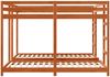 vidaXL Dreifach Etagenbettrahmen Wachsbraun 200 x 200 cm 3414560 Bild 5