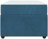 vidaXL Bettrahmen mit Matratze Blau 100 x 200 cm Stoff 3398364 Bild 5