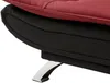 Vente-unique - DEMIDO Sofa Stoff SchwarzRot - B 86 cm x H 84 cm x L 176 cm Bild 5