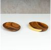 Levandeo® Dekoschale, Holzschale Akazie 19cm Oval Design Snackschale Schale Obstschale Bild 2