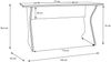 Schreibtisch >UTAPAU< in Salbei (grün) - 140x76,2x65cm (BxHxT) Bild 5