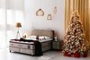 Pointhome Boxspringbett Set, Borjen, Kopfteil-Lampe & USB-Port, Bor-Matratze mit Topper, H3 (1 x H3 Mittelfest Matratze, 2 x Bettkasten, 1 x Bettkopfteil), Taschenfederkern, BOR Mineralischer Hyper-Schaum, Matratzenhöhe: 33cm Bild 2