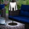 LED Außen Tischleuchte, schwarz rauch, Touchdimmer, Akku H 35 cm Bild 3
