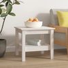 vidaXL Couchtisch Weiß 45 x 45 x 40 cm Massivholz Kiefer 814265 Bild 4