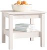 vidaXL Couchtisch Weiß 45 x 45 x 40 cm Massivholz Kiefer 814265 Bild 5