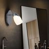 2er Set LED Wandleuchte, Metall, Glas satiniert Bild 2