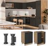 Küchenunterschrank R-Line Anthrazit Landhaus 60 cm AP Marmor Vicco Bild 4