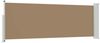 vidaXL Ausziehbares Seitenmarkise Taupe 300 x 100 cm Polyester 42035285 Bild 4