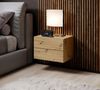 Nachtkommode >Cabo< in Artisan Eiche - 42x28x30cm (BxHxT) Bild 3