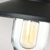 Außenleuchte, Wandlampe, Edelstahl, Schwarz, H 25,5 cm Bild 4