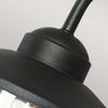 Außenleuchte, Wandlampe, Edelstahl, Schwarz, H 25,5 cm Bild 3