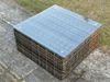 Fimous 8-Sitzer Rattan Gartenmöbel Set Patio Lounge Sofa Set mit quadratischem Couchtisch 2 Großer Fußhocker Dunkelgrau Gemischt Bild 4