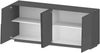 Sideboard >Bitonto< in Anthrazit matt - 200x86x44cm (BxHxT) Bild 2