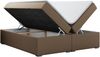 Boxspringbett - Doppelbett mit Multipocket-Matratze - BESS -160x200 - Braun Kunstleder - H4 Bild 4