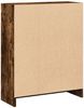 vidaXL Bücherregal Räuchereiche 60x24x76 cm Holzwerkstoff 815084 Bild 5