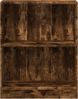 vidaXL Bücherregal Räuchereiche 60x24x76 cm Holzwerkstoff 815084 Bild 4