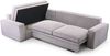 AX LIVING Cord Schlafsofa Ecksofa grau Treville mit Schlaffunktion L Bild 4