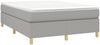 Boxspringbett Hellgrau 140x190 cm Stoff [3120953] Bild 3