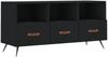 vidaXL TV-Schrank Schwarz 102x36x50 cm Holzwerkstoff 829005 Bild 2
