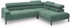 KAWOLA Sofa DELIA Ecksofa Feincord grün Recamiere rechts 74 x 219 x 276 cm Bild 5