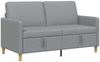vidaXL Sofa mit Stauraum Hellgrau 152 x 78 x 87 cm Polyester 42036919 Bild 2