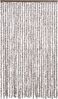 vidaXL Fliegenvorhang Taupe und Weiß 118x220 cm Chenille 4004892 Bild 3
