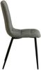 Homestyle4u Polsterstuhl 6er Set, Leine grau, 43,5 x 88 x 50 cm Bild 5