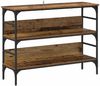vidaXL Konsolentisch mit Regal Altholz 100 x 32 x 75 cm Holzwerkstoff 883553 Bild 2