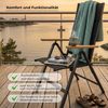 Klappsessel Pisa Premium Multipositionssessel Woodlook Armlehne Anthr Bild 4