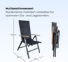 Klappsessel Pisa Premium Multipositionssessel Woodlook Armlehne Anthr Bild 3