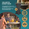 CASARIA® Stehtisch mit Husse 70 cm Grau Bild 2