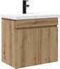 vidaXL Badezimmer Waschtischunterschrank mit Wasserhahn Artisan-Eiche 889544 Bild 2
