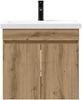 vidaXL Badezimmer Waschtischunterschrank mit Wasserhahn Artisan-Eiche 889544 Bild 5