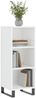 Sideboard, Kommode Hochglanz-Weiß 34,5x32,5x90 cm Holzwerkstoff j1776p Bild 3