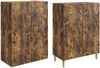 vidaXL Schrankset 2 pcs Geräucherte Eiche Holzwerkstoff 3416705 Bild 3